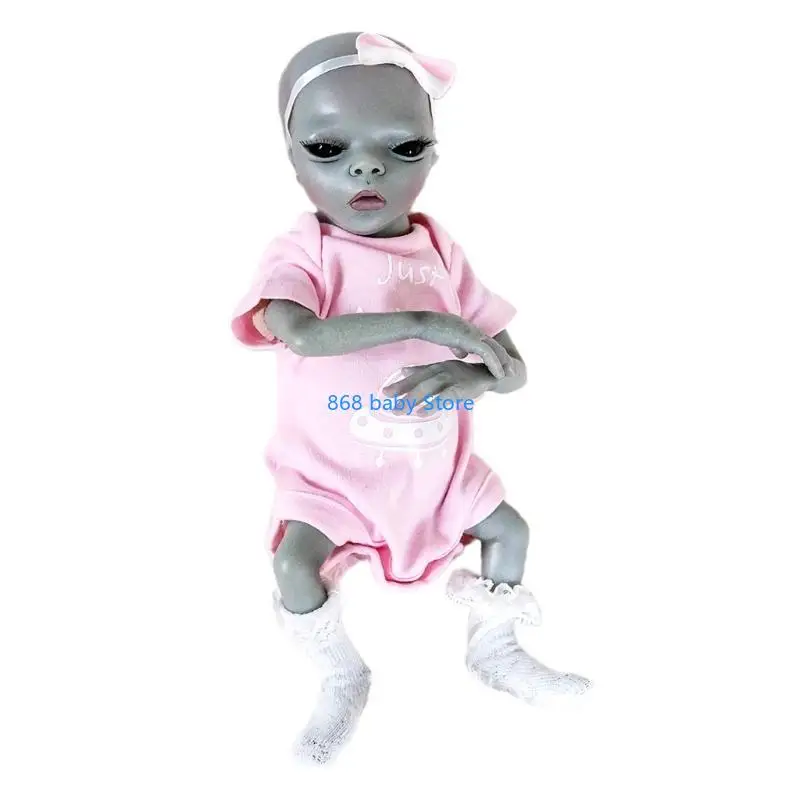 

29EE 14’’ Alien Baby Cuddle for Doll Simulation Toy Lovely for Doll for w/ Skin Kids Birthday