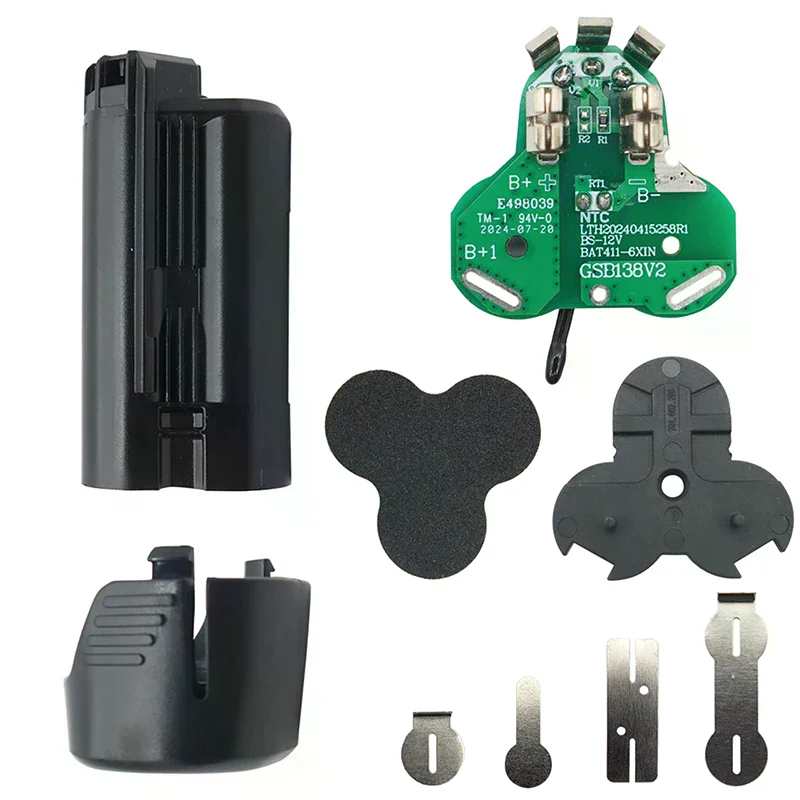 

10.8V 12V Li-ion Battery Protection Board Case - BAT420 Plastic Housing Shell For BAT412A BAT413A BAT411 PCB Box
