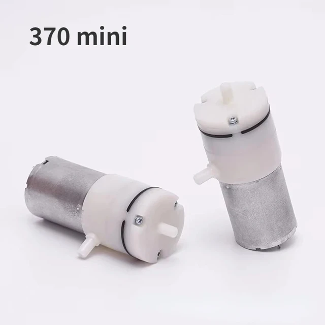 370 Mini pompa powietrza (3,7 V/6 V/12 V) elektryczny mikrosilnik próżniowy do przyrządu kosmetycznego leczenie medyczne laktator