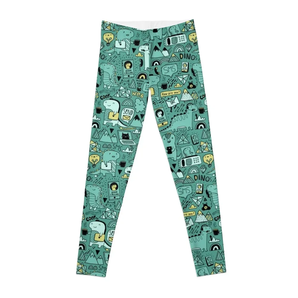 

Communication Dinosaurs. Leggings sportswear woman gym 2025 Fitness woman gym sportswear woman Sweatpants Womens Leggings