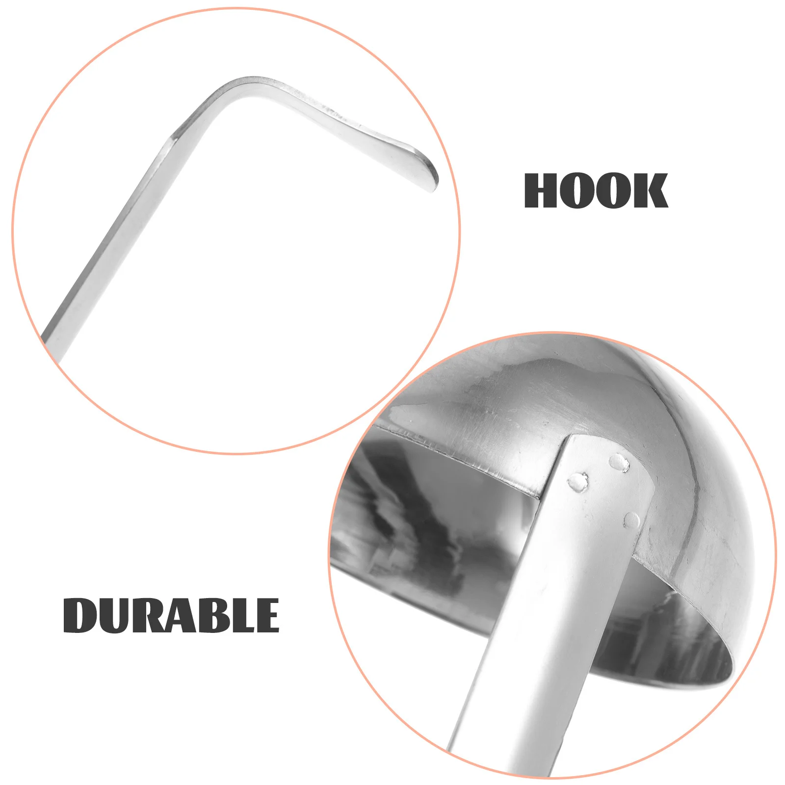 

1pc Ladle Stainless Steel Scoop Stainless Steel Heavy Duty Kitchen Spoon For Cooking Serving Sauce Soup Spoon Soup