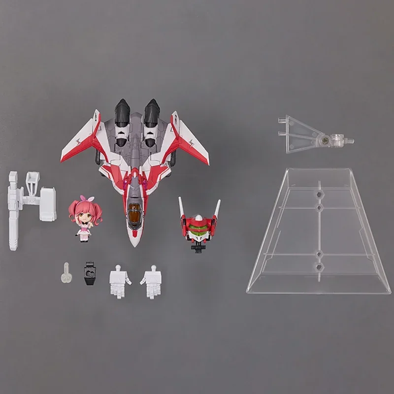 Bandai figura Macross Delta Anime s Tiny Session VF-31C Makina Nakajima colección modelo juguetes de acción para niños BB