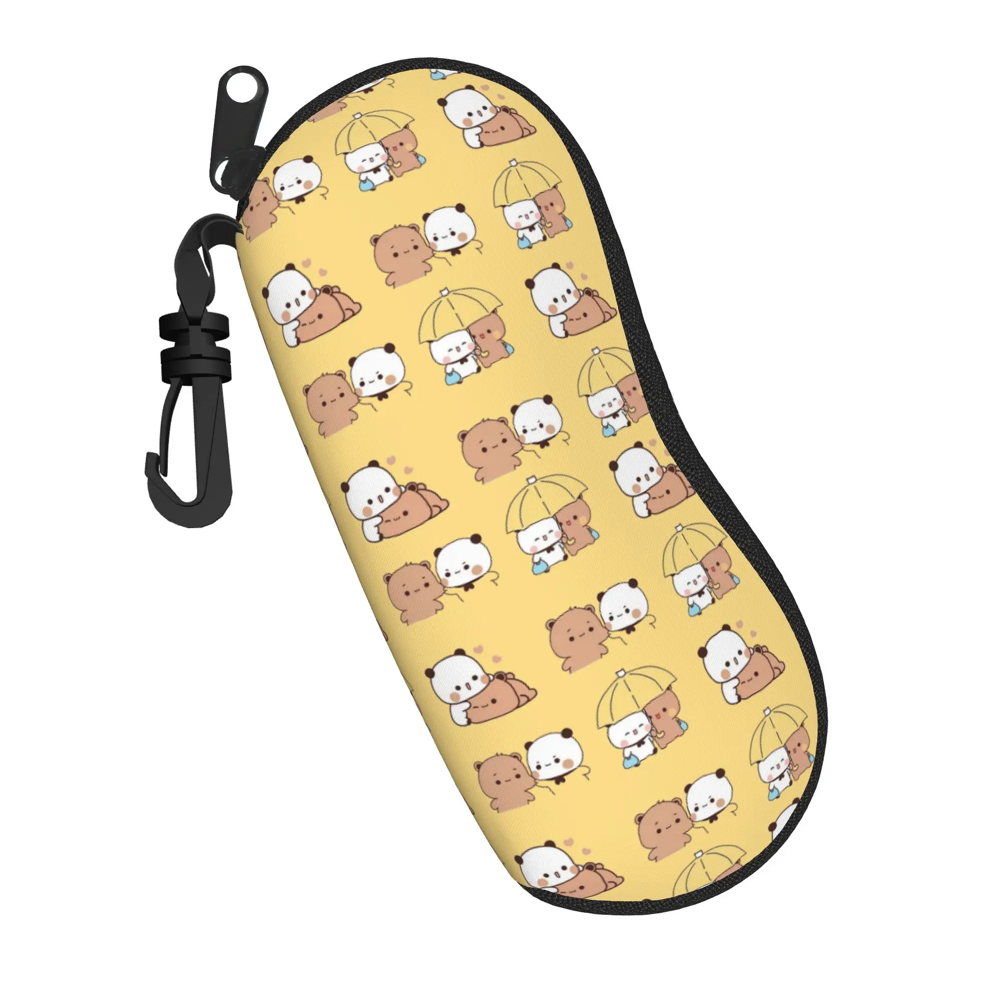 Bubu Dudu Cartoon-Brillenetui, Unisex-Studentenbox, Panda-Bär-Brillenbox, Etui für Augenkontaktlinsen