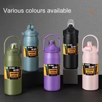 1500ML Stainless Steel Thermo Bottle Portable Thermos Large Capacity Thermo Water Bottle Tumbler Thermoses Outdoor Vacuum Flasks