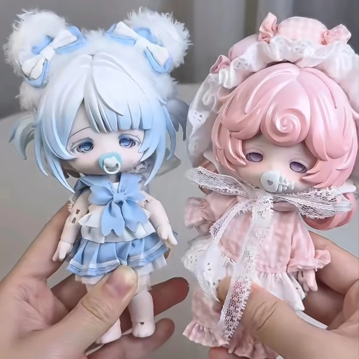 Nueva serie Original de pastel de leche Dream Puff, mascota eléctrica Bjd, caja ciega de juego de moda, muñeca móvil conjunta de 14cm, muñeca hecha a mano, juguetes de regalo