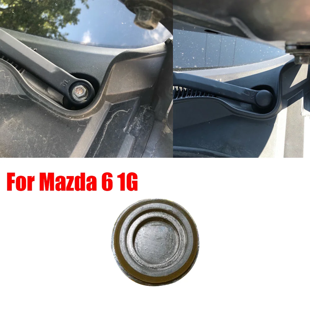 1x Car Front Wiper Arm Nut Cover Cap For Mazda 6 GG1 2002 2003 2004 2005 2006 2007 2008 LA0167395C Replacement Part Accessories