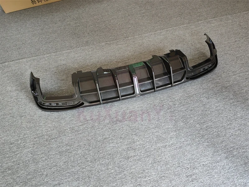 For Audi A4L S4 slim RS4 B9.5 2020-2022 new high-quality dry carbon fiber with light rear diffuser body kit