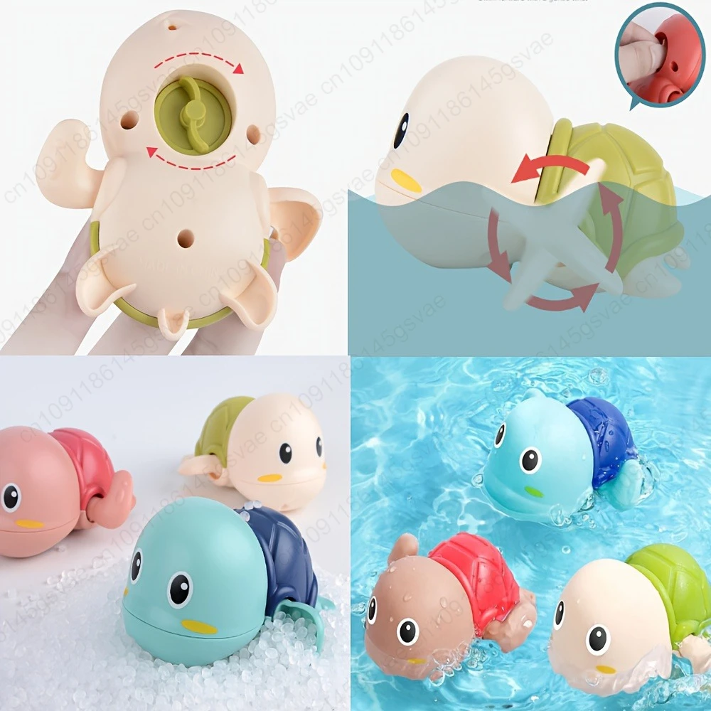 3/1pcs giocattoli da bagno carino nuoto giocattolo da bagno per i più piccoli galleggianti giocattoli a carica per ragazzo ragazza neonato vasca da bagno per bambini giocattoli per bambini