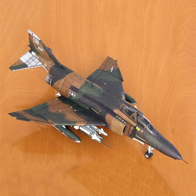 Us F-4B-戦闘機,モデル,飛行機,軍事,ホビーのコレクション,ジグソーパズル,DIYおもちゃ,1:33