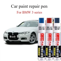 For BMW 3 series paint pen Snow Mountain white original car paint Auto supplies Jewel blue special scratch repair artifact