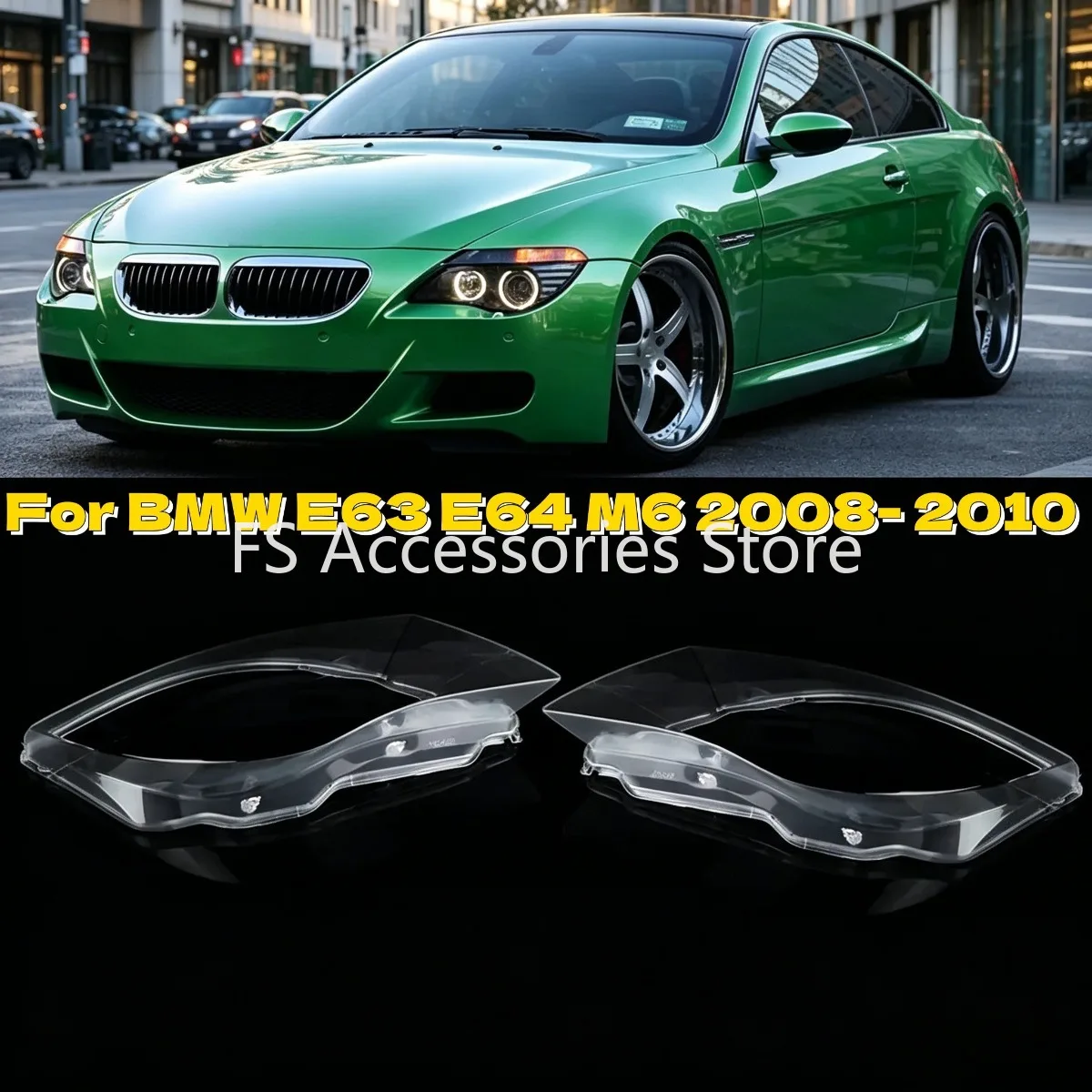 

Left/Right Side Car Headlight Headlamp Lens Cover For BMW E63 E64 M6 2008 2009 2010 Headlight Shell 63127186816 63127186815
