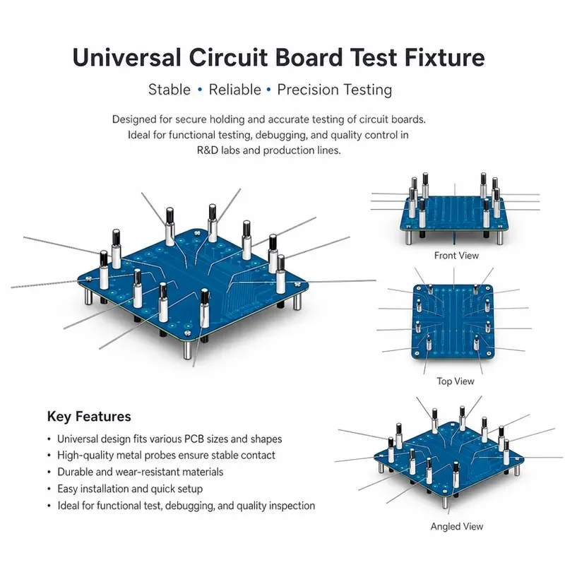 Data Recovery Test Fixture 10PCS Probes SD SIM IC Card Reader Chip Tester Tool for Electronic Repair Mobile Phone Motherboard