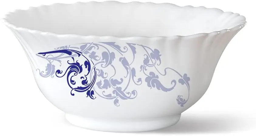 Morning Glory 6 Pcs Opalware Bowl Set (150 ml Each), White