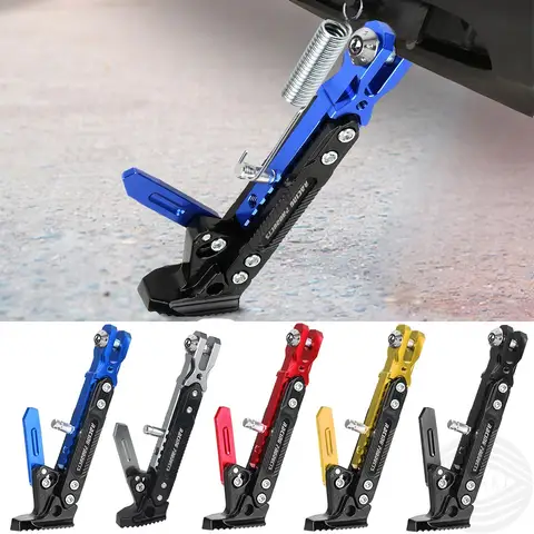 오토바이 CNC 조정 가능한 측면 지지대, 측면 프레임, 주차 스탠드, 전기 오토바이, 전기 자동차 액세서리, 범용