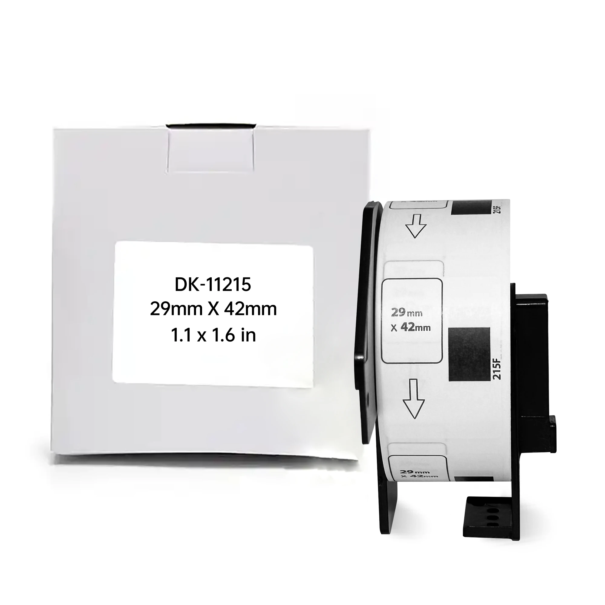 Compatible Brother Dk-11215 29mm X 42mm Thermal Paper Labels 700 Labels per Roll with Label Holder Cartridge