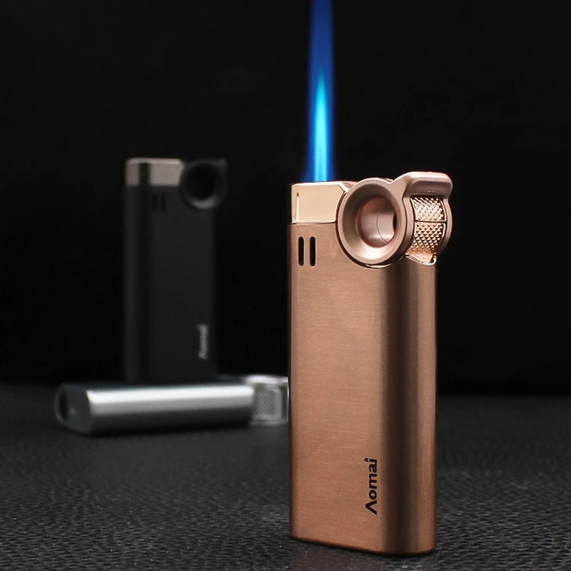 

Portable Windproof Lighter Jet Turbo Blue Flame Torch Lighter Refillable Butane Gas Lighters Smoking Accessories Gadgets for Men