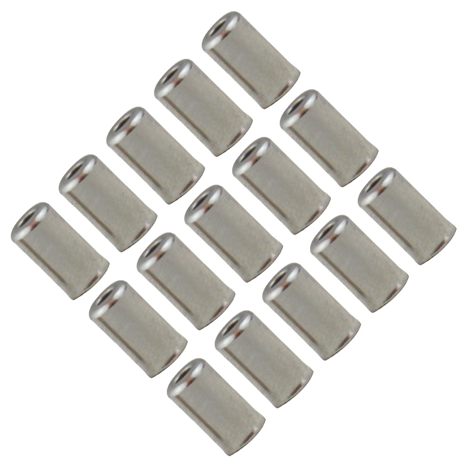 

100Pcs Gear Crimps Tip Ferrules Durable Bike Brake Wire Cable Tips Caps for Inner Cable Repairs Bike Brake Ends Caps