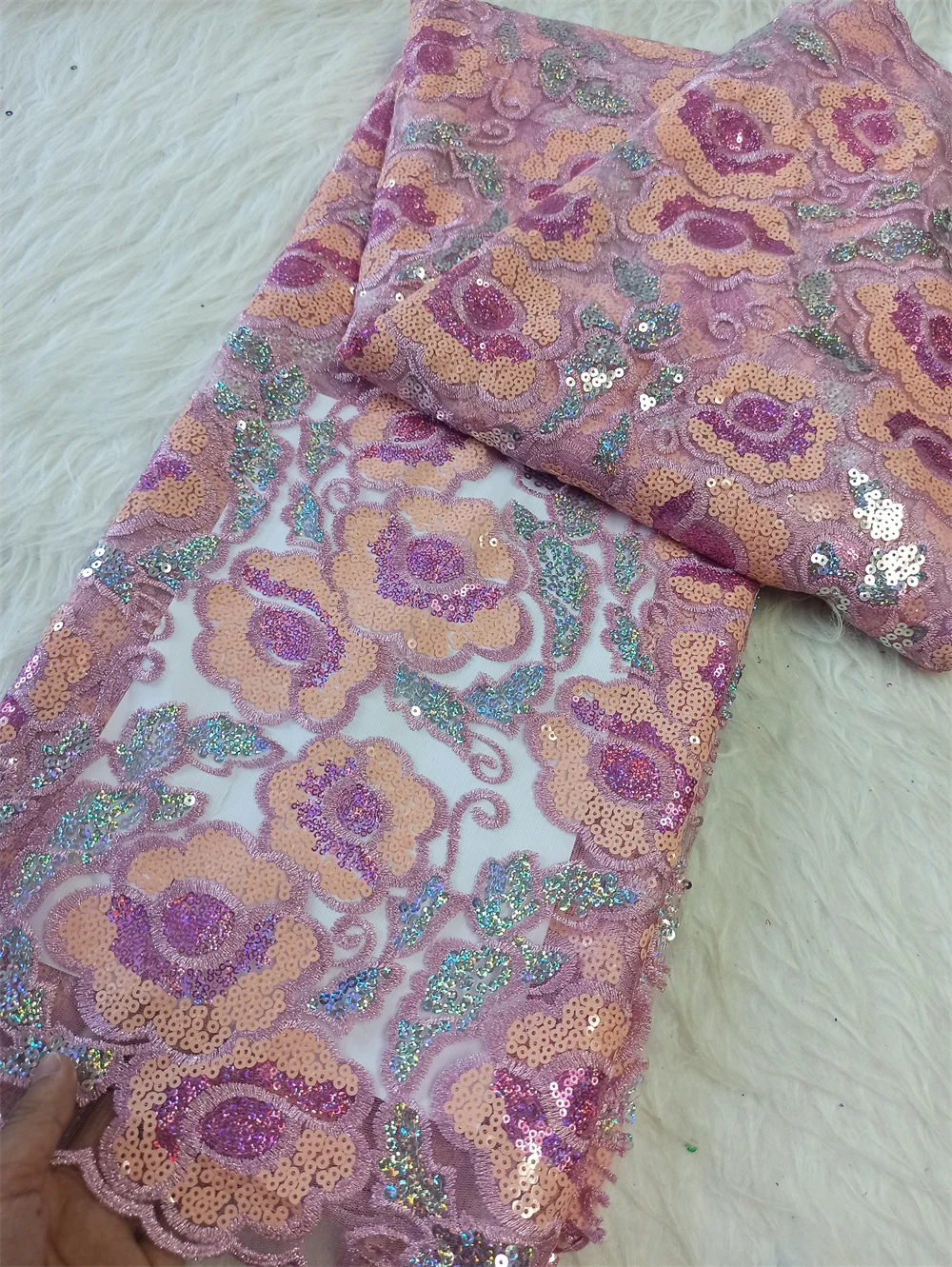 

Высококачественная африканская кружевная ткань 2025, гипюровый шнур, кружевная ткань, швейцарская вуаль, кружевная ткань с камнями для шитья платья JH0083