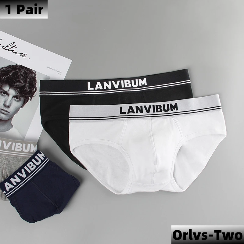 Men Briefs Sexy Underwear Cotton Breakable Low Waisted Comfort Briefs Underwear Shorts Male Panties