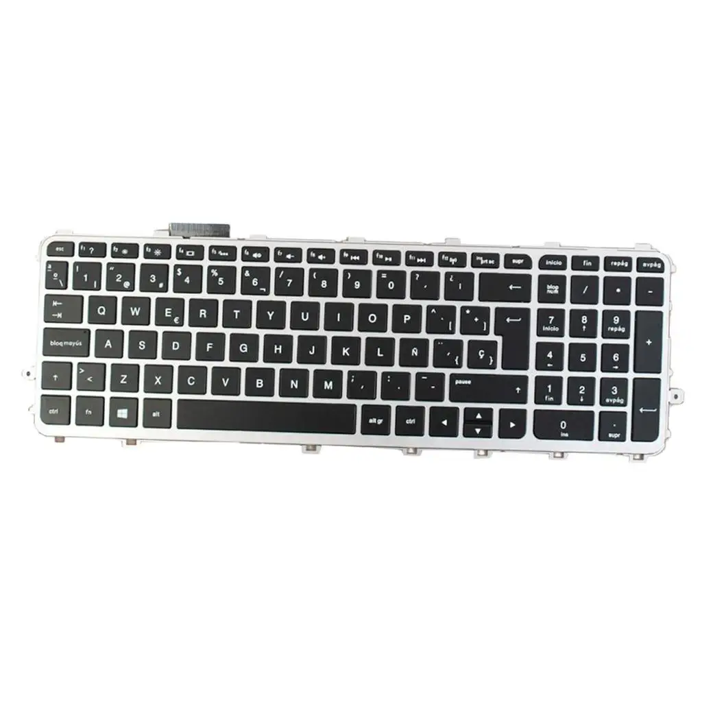 Retroiluminação de layout espanhol para teclado de laptop 15-J 17-0626AS2