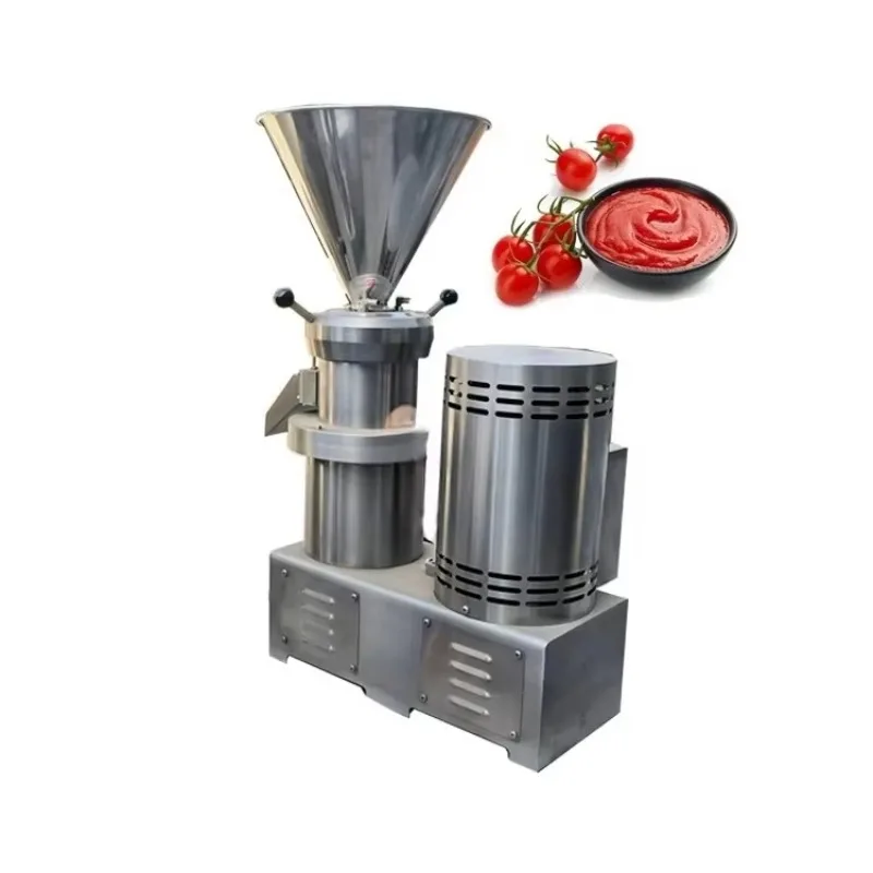 High Efficiency Tomato Sauce Processing Machine Colloid Mill Small Tomato Paste Machine