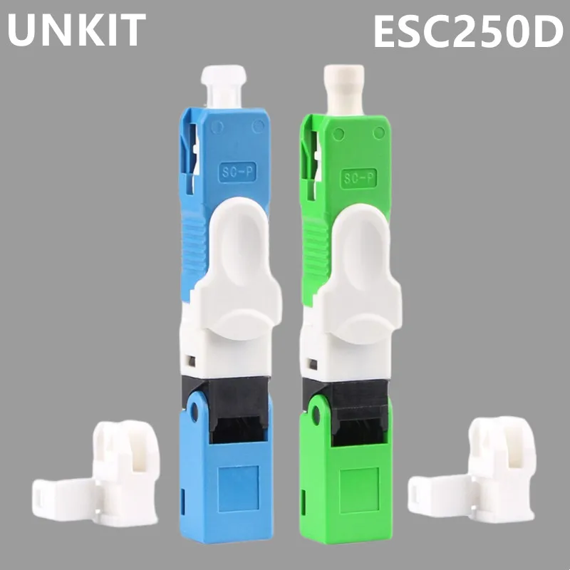 

UNKIT ESC250D Fast Connector Fiber Optic FTTH Quick Connector SC Connector SC APC SC UPC Fast Connector Single-Mode Low loss