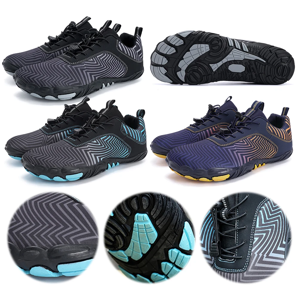 Zapatos de agua descalzos, zapatillas de playa, secado rápido, antideslizantes, para gimnasio, Fitness, correr, senderismo