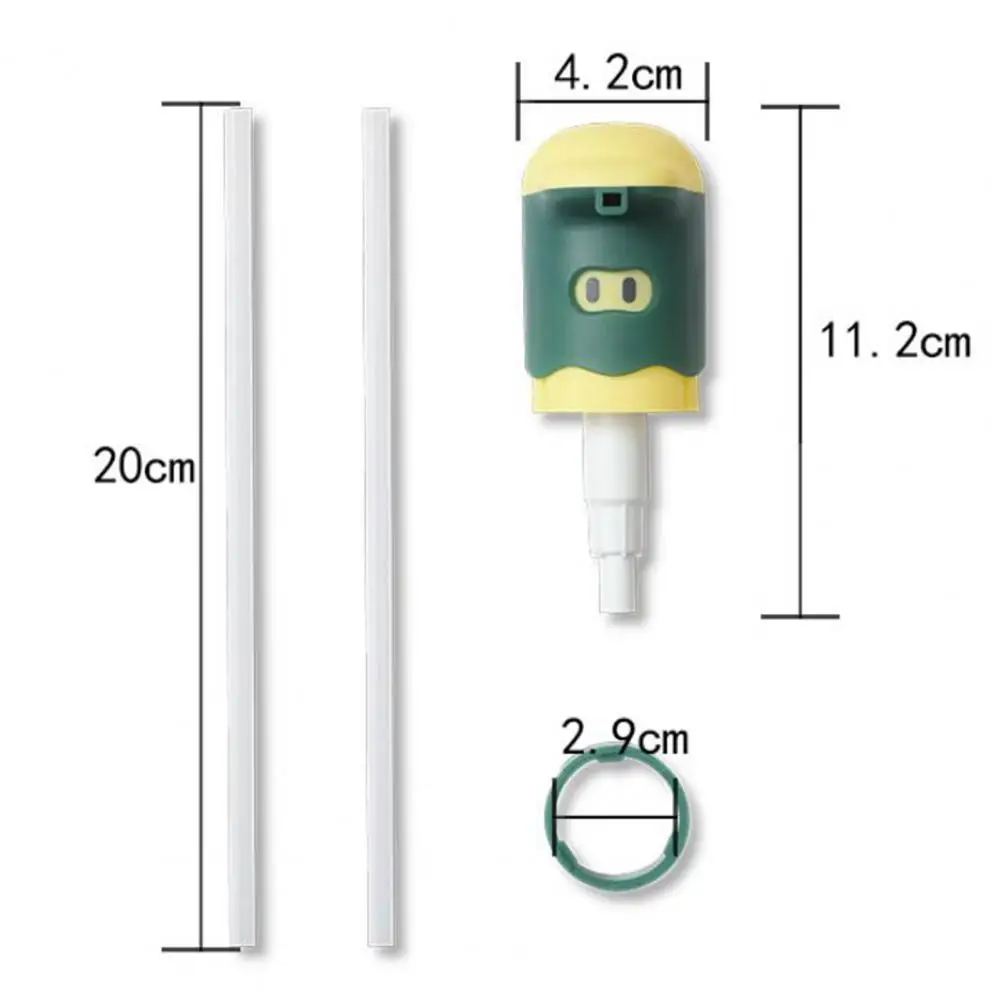 1 Set Tomato Oyster Sauce Dispenser Pump Universal Precise Quantification Cartoon Tightly Seal Dispenser Pump Kitchen Gadget