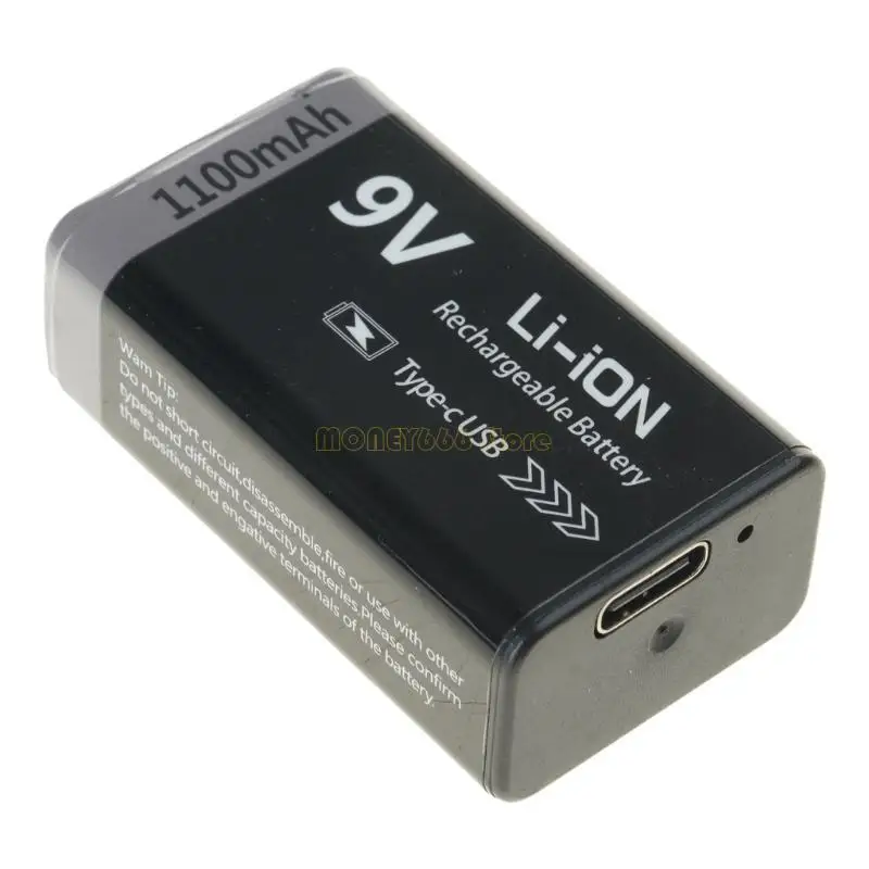 F62C 9V 800/1100MAH Batería litio recargable adecuado para juguetes control remoto