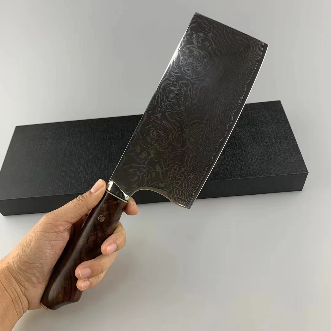 

7,7-дюймовый нож для нарезки, 73-слойное дамасское стальное лезвие VG10, ручка из палисандра, острый нож шеф-повара, кухонные ножи для мяса, инструменты для приготовления пищи