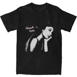 Men's Pop Music Ariana Grandes Singer T Shirts Cotton Clothing Short Sleeve T-Shirt O Neck Novelty Casual Tee Shirt Plus Size