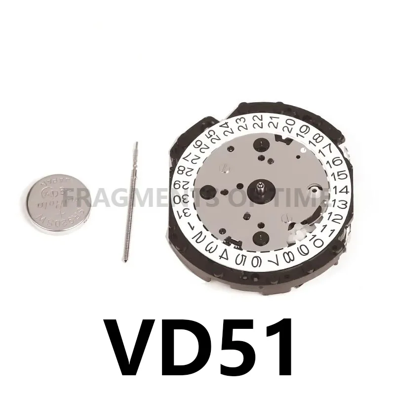 Japanese Tianma Ferry VD51 Movement VD51C VD51B Multi Motor Movement Five Finger Pointer Watch Accessories