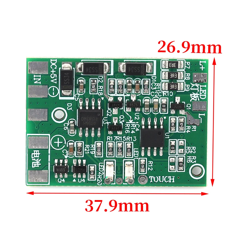 Universal LED Touch Dimmer Control Board DC Stepless Dimming With Charging Protection For DIY And Lamp Repair