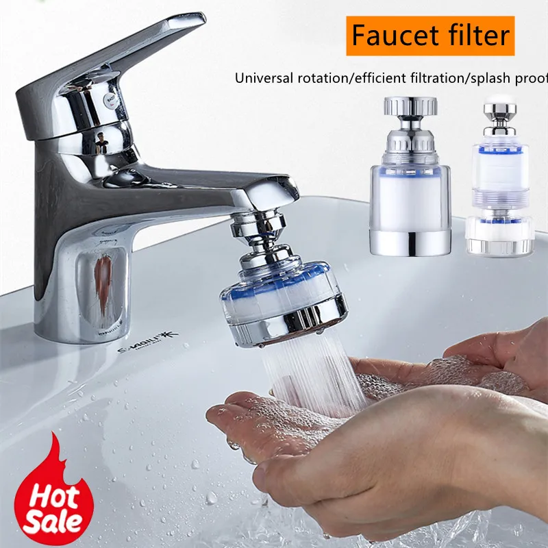 Wasserfilter für Küchenarmaturen 360° °   Waschbecken Filter Druck Waschbecken Wasserhahn Wasser Filter Universal Wasserhahn Belüfter Bad Zubehör
