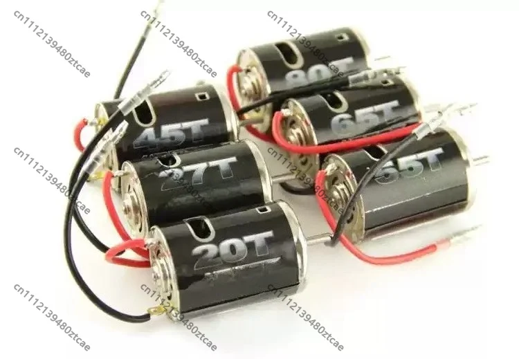Multi Turn 540 Brushed Motor High Torque Crawler Motor 20T-80T Optional Fit RC4WD RC Off-Road Climbing Vehicle Replacement Parts