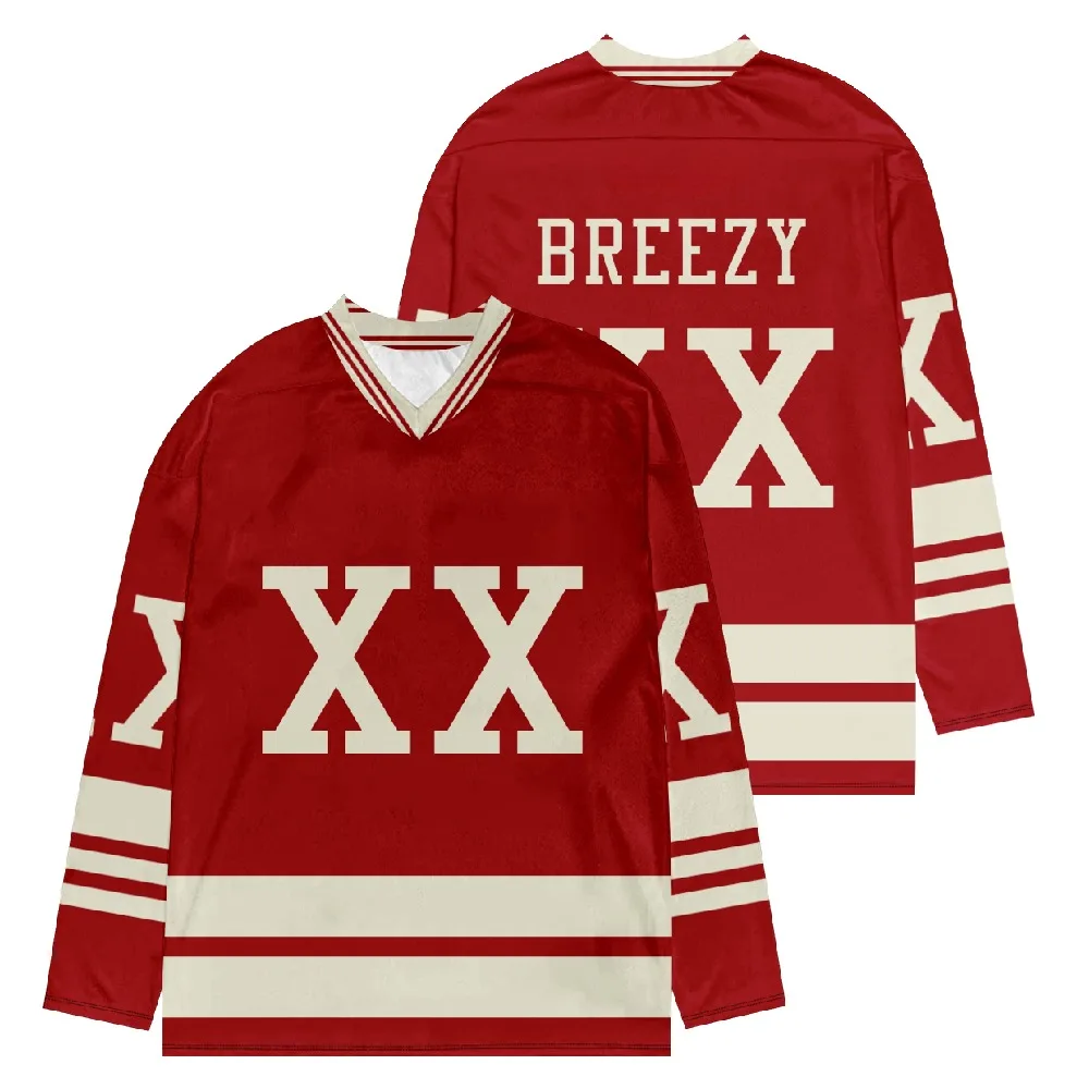 كريس براون بريزي باول XX جولة ميرش 2025 هوديس للنساء/الرجال بلوزات تأثيري النساء الرجال الشارع الشهير الموضة #1