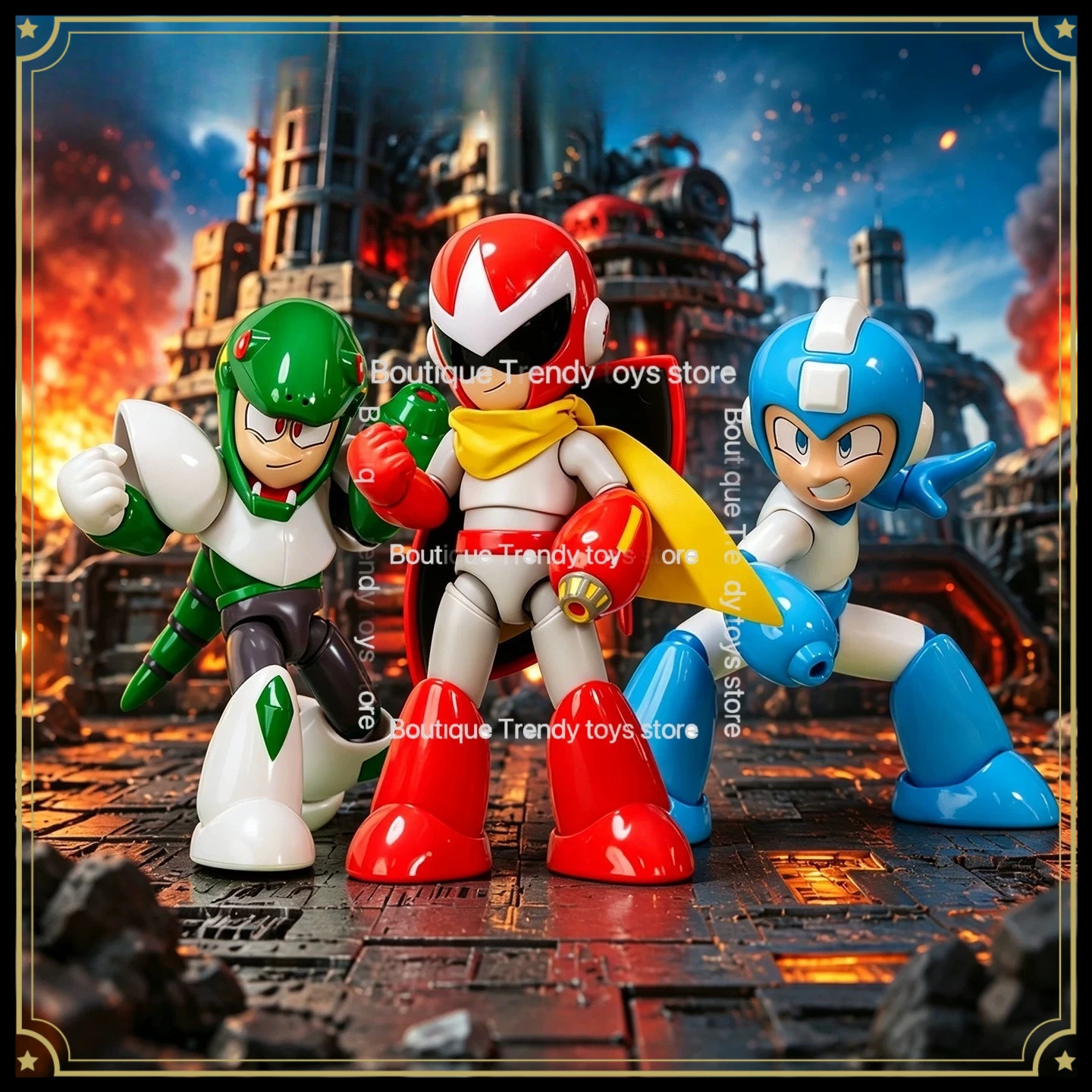 Pre-order 1/12 Scale Jada Toys Mega Man Series Twin Laser Snake Man Bruce Movable Action Figures Model Collectible Toys