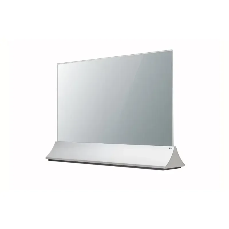 55 Inch Capacitive Touch Transparent OLED Glass Display 43% Transmittance Holographic Digital Signage Commercial Shopping