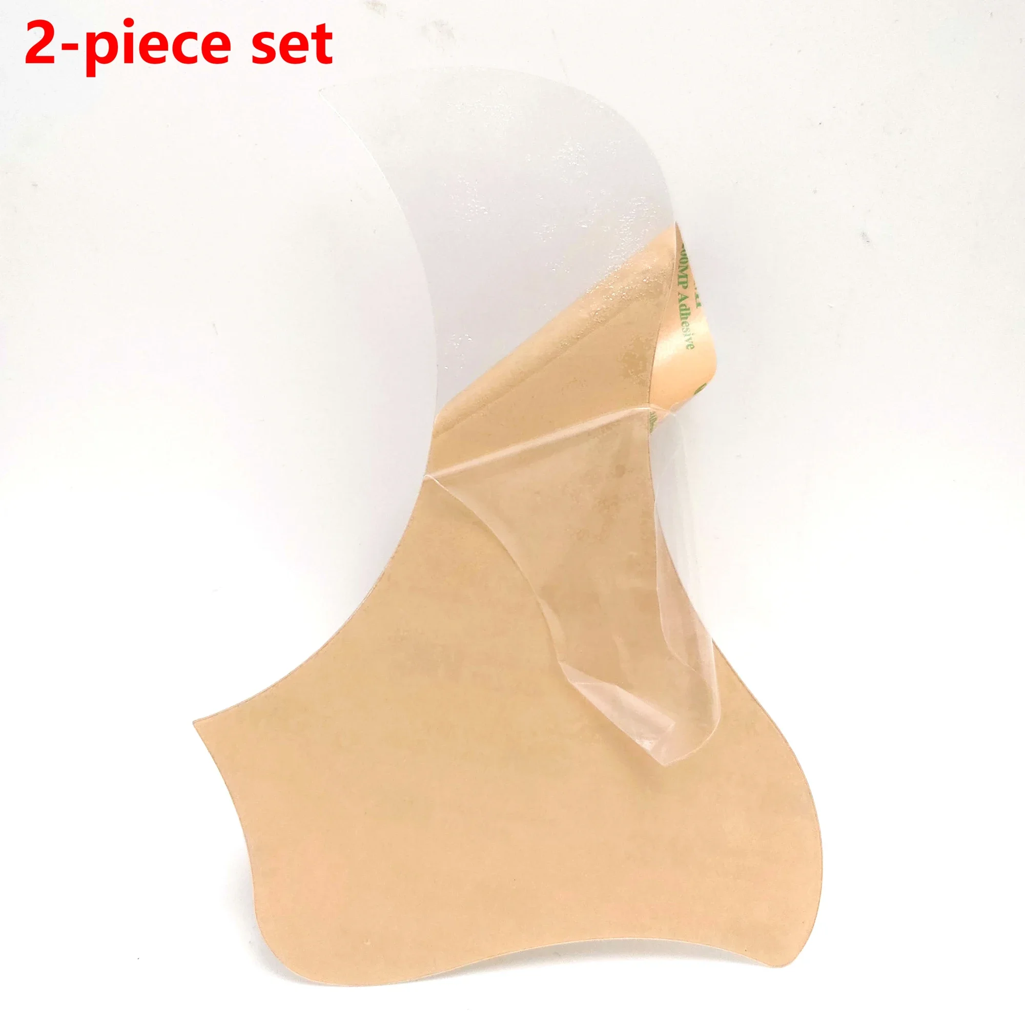 어쿠스틱 기타 픽가드 2 피스 세트, 투명 스크래치 플레이트, 자체 접착 픽 가드 스티커, 포크 어쿠스틱 기타 픽가드