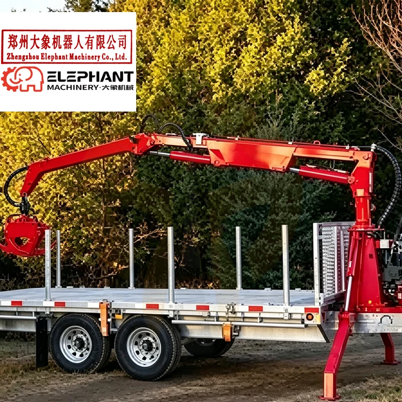 Customized Timber Grapple Forestry Logging Crane Wood Log Crane With Factory Price