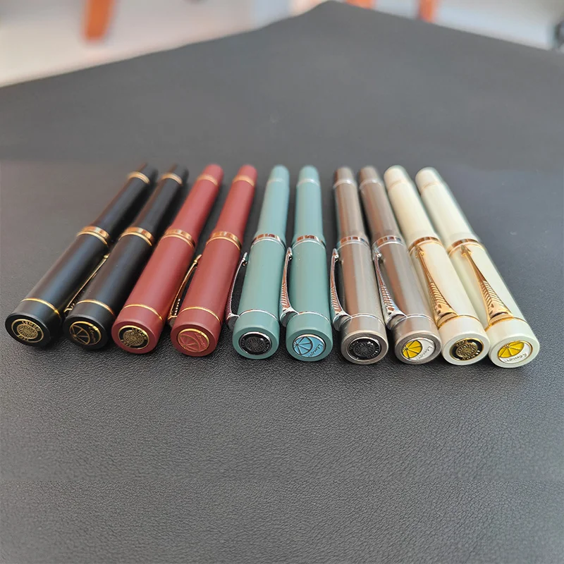 Lemon M1a Piston Ink Metal Calligraphy Practice Fountain Pen Blade Long Knife Business Pen Nib Hand-Polished Writing Stationery