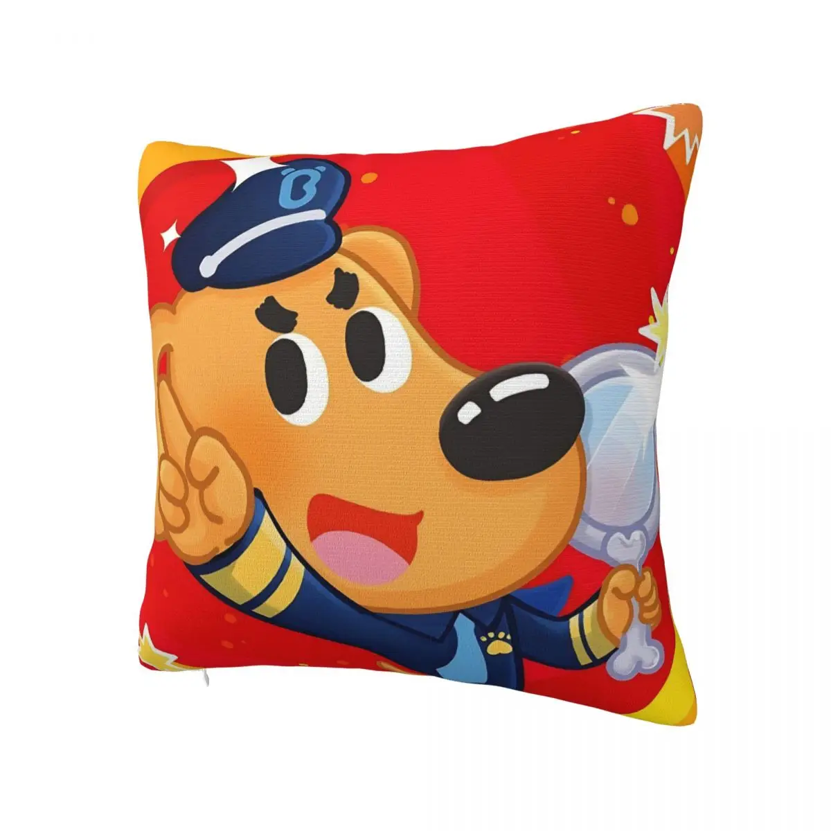 Pillow Cover Sheriffs Labradors Graphic Cushion Cover Retro Trendy Pillow Case For Living Room Chair Pillowcases