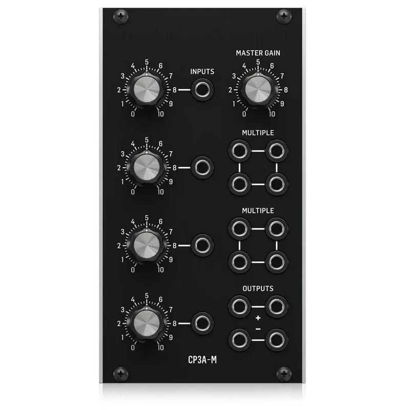 Mezclador Behringer CP3A-M, Módulo de Sintonización Analógica Legendario, Sintetizador de Mezcla de 4 Canales