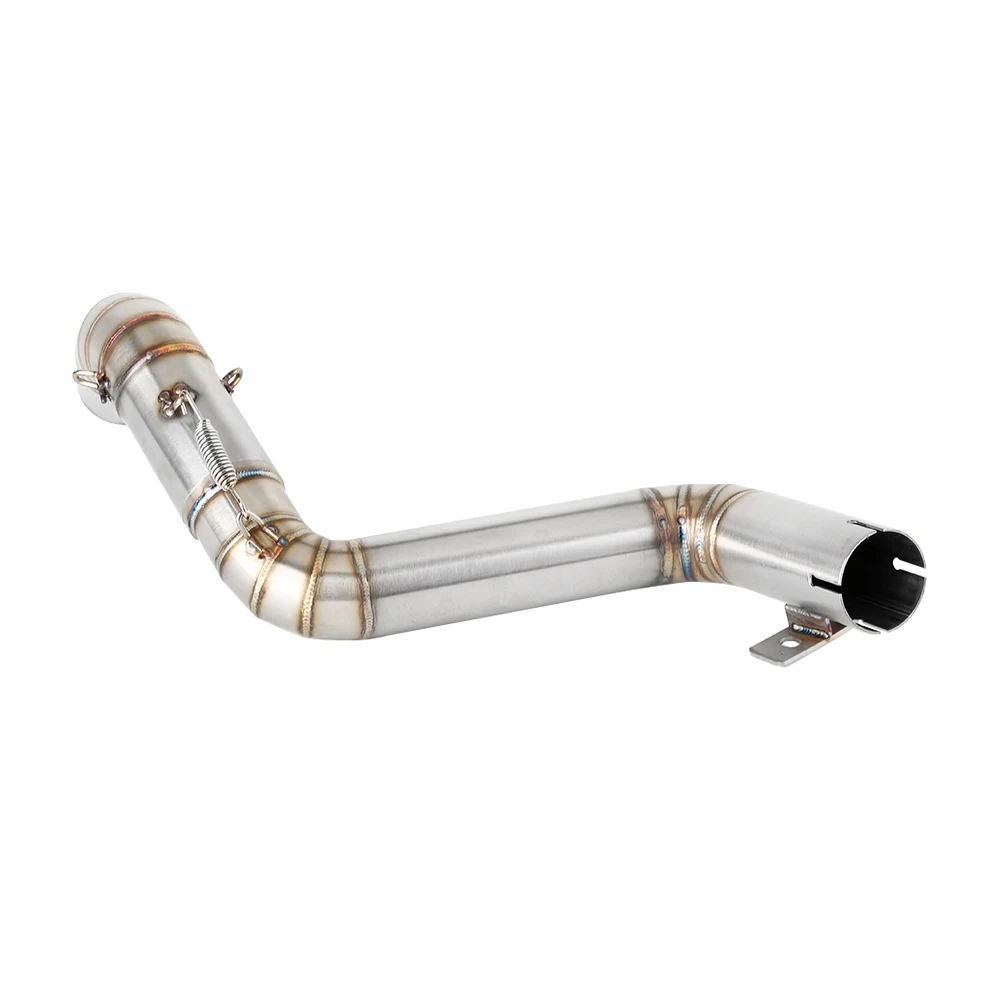For KTM DUKE 125 / 200 / 390 2011 2012 2013 2014 2015 2016 Escape Motorcycle Exhaust Middle Link Pipe Slip-On