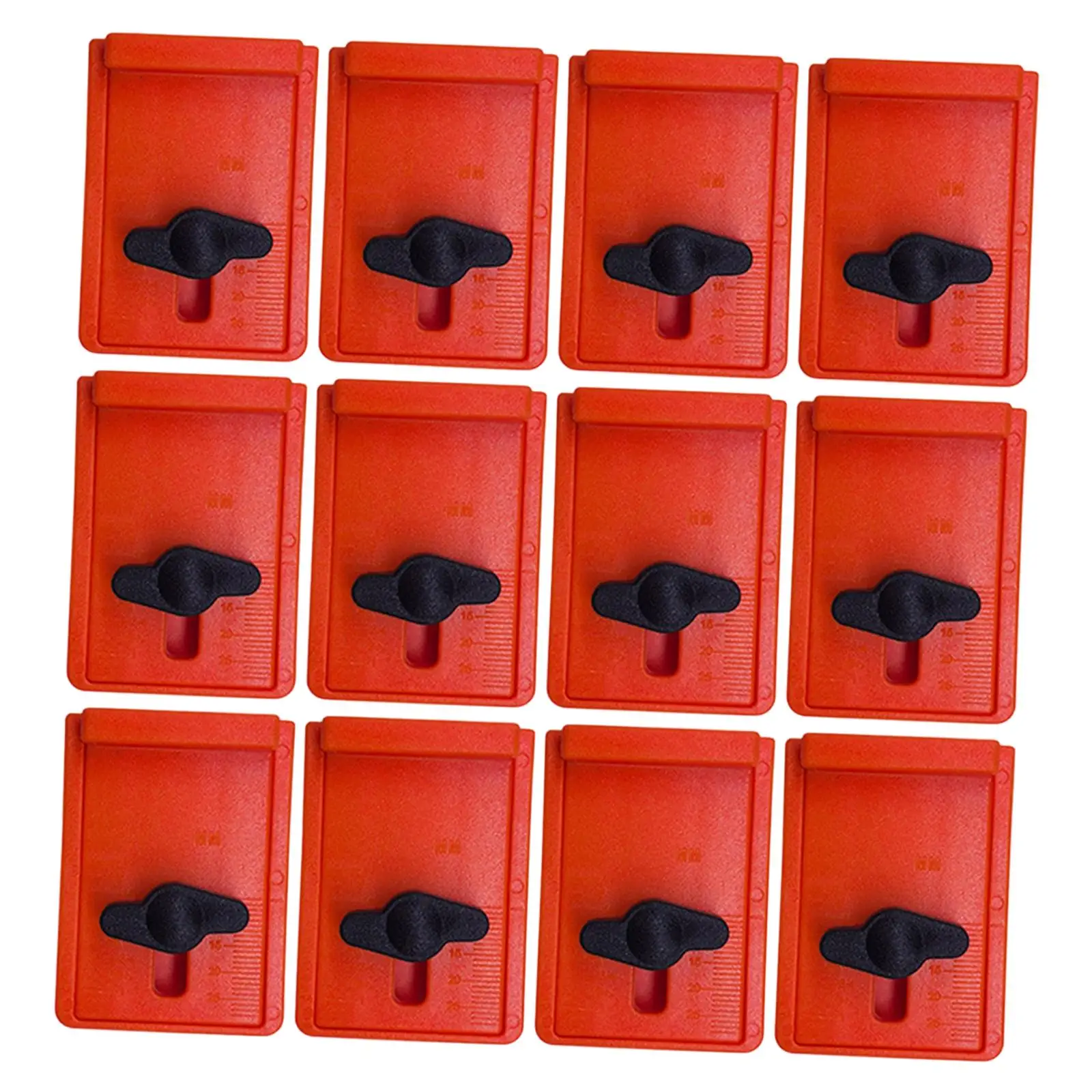 12Pcs Flooring Spacers 1/4 to 1 inch Adjustable More Flexible and Stable Time Saving Lightweight Floor Spaces Professional