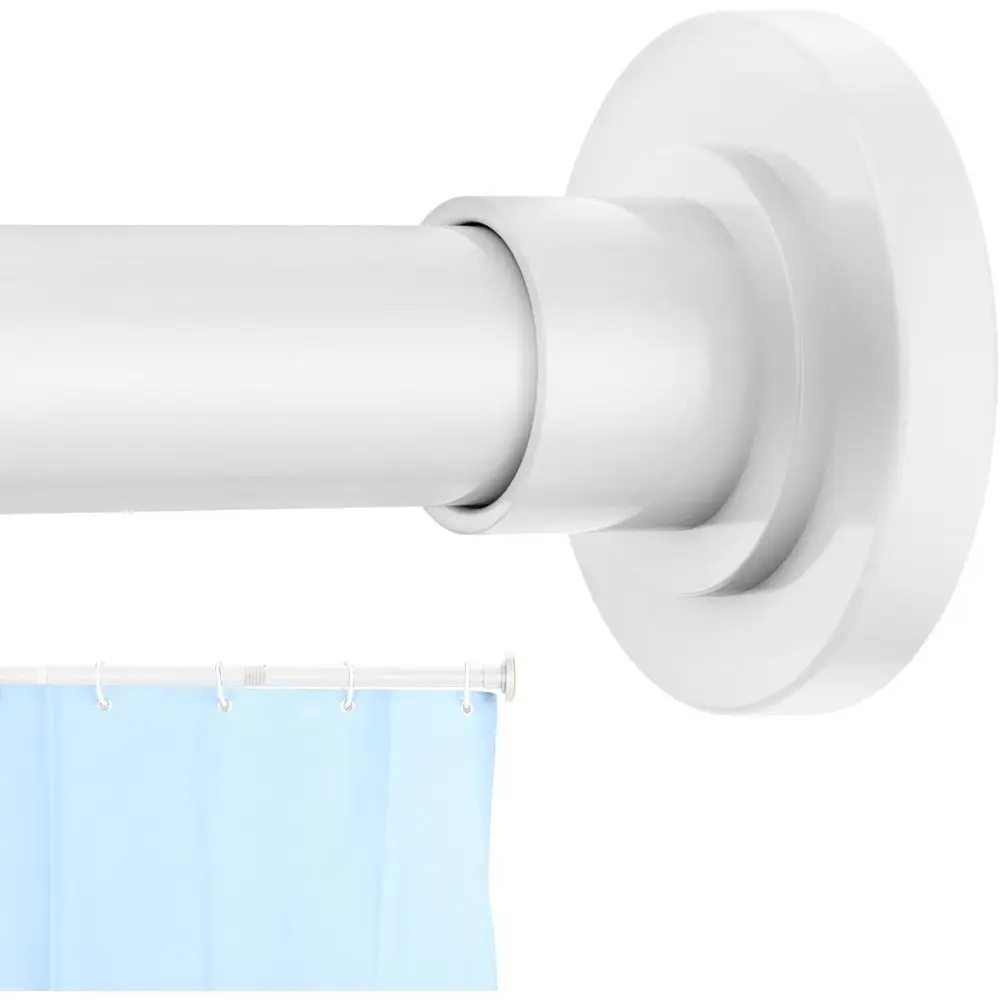 

Adjustable Stainless Steel Shower Curtain Rod, 31-80 Inch, 1 Inch Diameter, Spring Tension, Easy Install, Rust-Resistant