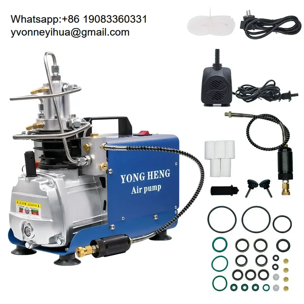 

4500psi Portable PCP Compressor - Triple Safety System For Paintball & Diving Tanks