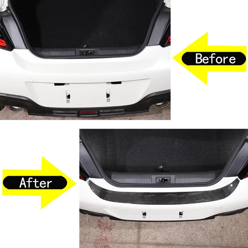 For Subaru BRZ 2022-2025 Soft Carbon Fiber Car Styling Trunk External Rear Guard Decoration Protection Sticker Car Accessories