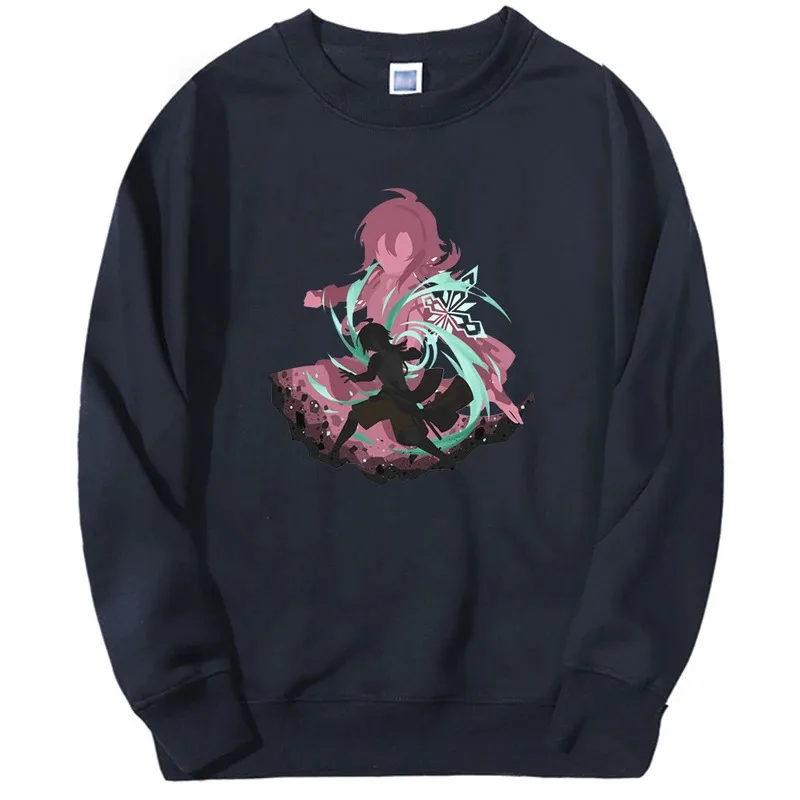 

2025 yiyi 2025yiyi Genshin Shikanoin Heizou толстовка пуловер с принтом игры с героями мультфильмов Harajuku модные толстовки для женщин и мужчин осень