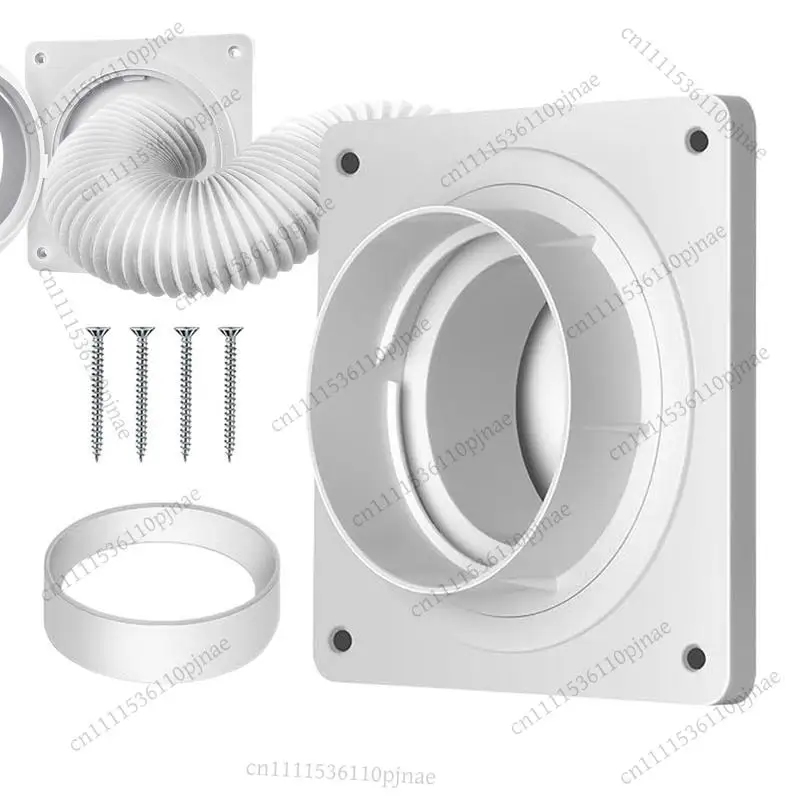 

Dryer Vent Adapter Dryer Duct Wall Plate Hose Extension Connector Vent Adapter Quick Connect & Disconnect Dryer hose coupling